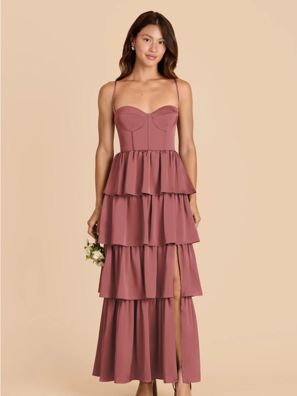 Birdy Grey Lola Dress - Maxi Dress with Tiered Ruffles